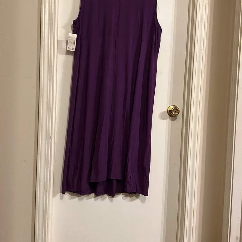 NWT Catherines Purple Scoop Neck Midi Sundress 1/2 off Wednesday expires - Picture 5 of 9